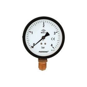 Pakkens 0-100 Bar 100 mm Alttan Bağlantılı Kuru G 1/2 inç Manometre