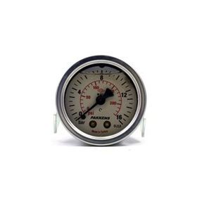 Pakkens 0-16 Bar 100 mm Arkadan Bağlantılı Panotipi Gliserinli G 1/2 inç Manometre