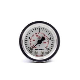 Pakkens 0-16 Bar 50 mm Panotipi Arkadan Bağlantılı Kuru G 1/8 inç Manometre