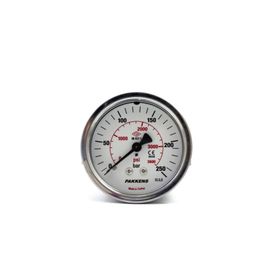 Pakkens 0-250 Bar 50 mm Panotipi Arkadan Bağlantılı Kuru G 1/8 inç Manometre