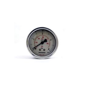 Pakkens 0-4 Bar 50 mm Arkadan Bağlantılı Gliserinli G 1/4 inç Manometre