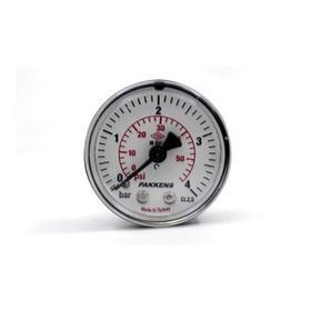 Pakkens 0-4 Bar 50 mm Arkadan Bağlantılı Kuru G 1/8 inç Manometre