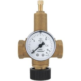 Pakkens 1/2 inç Otomatik Kazan Dolum Vanası Kontrol Manometreli Vanası Manometre Ayar Vanası