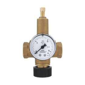 Pakkens 1/2 inç Otomatik Kazan Dolum Vanası Kontrol Manometreli Vanası Manometre Ayar Vanası