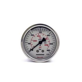 Pakkens Gliserinli G 1/2 inç 0-600 Bar 100 mm Arkadan Bağlantılı Panotipi Manometre