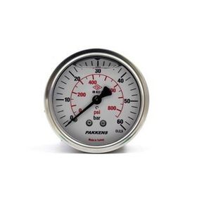 Pakkens Gliserinli G 1/4 inç 0-60 Bar 63 mm Arkadan Bağlantılı Panotipi Manometre