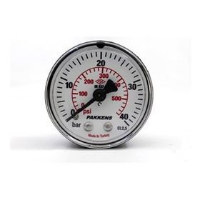 Pakkens Kuru G 1/4 inç 0-40 Bar 63 mm Arkadan Bağlantılı Manometre
