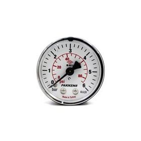 Pakkens Kuru G 1/4 inç 0-6 Bar 63 mm Arkadan Bağlantılı Manometre