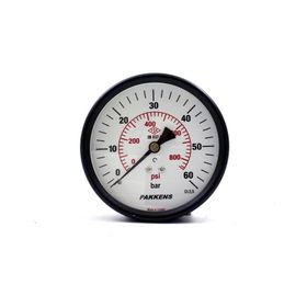 Pakkens Kuru G 1/4 inç 0-60 Bar 100 mm Arkadan Bağlantılı Manometre