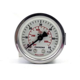 Pakkens Kuru G 1/4 inç 0-60 Bar 63 mm Arkadan Bağlantılı Panotipi Manometre