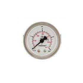 Pakkens Kuru G 1/8 inç 0-6 Bar 50 mm Panotipi Arkadan Bağlantılı Manometre