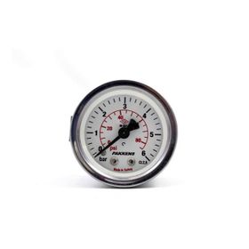 Pakkens Kuru G 1/8 inç 0-6 Bar 50 mm Panotipi Arkadan Bağlantılı Manometre