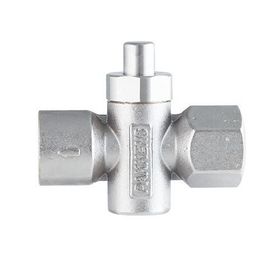 Pakkens Musluğu Butonlu Basmalı 6 Bar 1/2 inç Manometre Valfi
