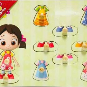 Pal Niloya Kıyafetlerim Ahşap Puzzle