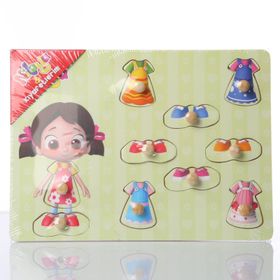 Pal Niloya Kıyafetlerim Ahşap Puzzle