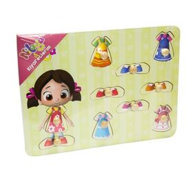 Pal Niloya Kıyafetlerim Ahşap Puzzle