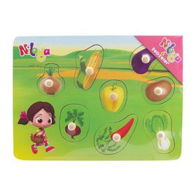 Pal Niloya Sebzeler Ahşap Puzzle