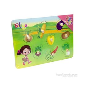 Pal Niloya Sebzeler Ahşap Puzzle