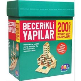 Pal Oyuncak Becerikli Yapılar 200'lük Keva Kutu Oyunu