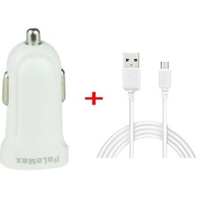 PaleMax Araç İçi Şarj Aleti ve Beyaz Samsung Usb Kablosu