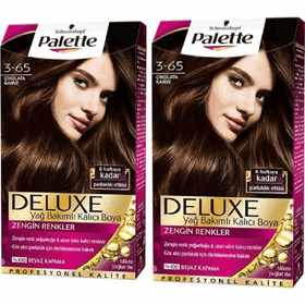 Palette 3.65 Çikolata Kahve Deluxe x2 Saç Boyası