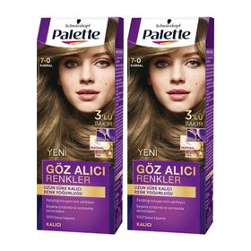 Palette 7-0 2 Adet Kumral Saç Boyası
