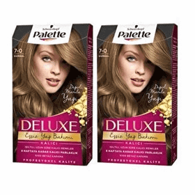 Palette 7.0 Kumral Deluxe x2 Saç Boyası