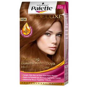 Palette 7-554 Altın Karamel 2 Adet Saç Boyası