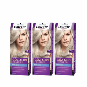 Palette Deluxe 10.1 Küllü Açık Sarı 3'lü Saç Boyası
