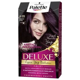 Palette Deluxe 4-99 Patlıcan Moru Eşsiz Yağ Bakımı Saç Boyası