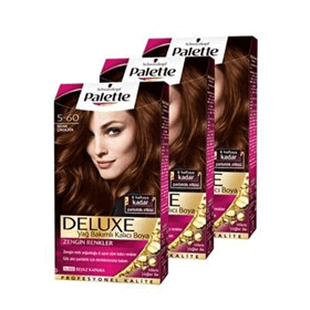 Palette Deluxe 5.60 Sıcak Çikolata 3 Adet Saç Boyası