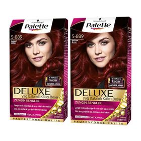 Palette Deluxe 5.889 2 Adet Şarap Kızılı Saç Boyası