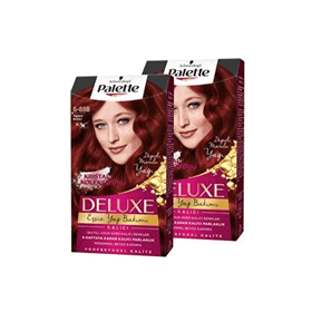 Palette Deluxe 6-888 Yakut Kızılı x2 Saç Boyası