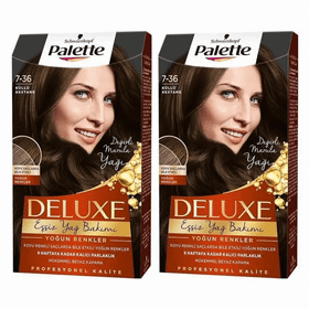 Palette Deluxe 7.36 Küllü Kestane 2'li Saç Boyası