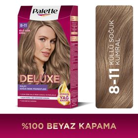 Palette Deluxe 8-11 Küllü Soğuk Kumral 115 ml Saç Boyası