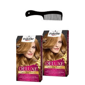 Palette Deluxe 8-65 Kahve Köpüğü 2'li Saç Boyası ve Saç Açıcı Tarak