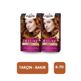 Palette Deluxe 8-70 Tarçın Bakır 2 Adet Saç Boyası