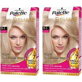 Palette Deluxe 9.1 2 Adet Küllü Sarı Saç Boyası