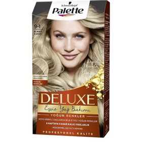 Palette Deluxe 9-1 Küllü Sarı Saç Boyası + Boyama Seti