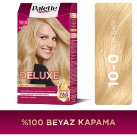 Palette Deluxe Kalıcı Renkler 10-0 Açık Sarı Saç Boyası