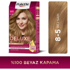 Palette Deluxe Kalıcı Renkler 8-5 Bej Sarı Saç Boyası