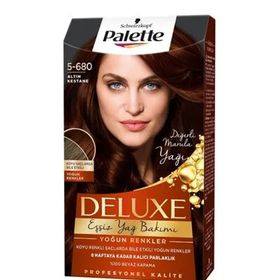 Palette Deluxe Set 5-680 Altın Kestane Saç Boyası