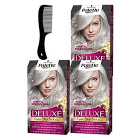Palette Deluxe U71 Elmas Grisi x3 Saç Boyası ve Saç Açıcı Tarak