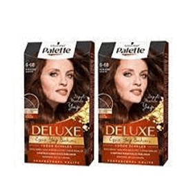 Palette Deluxe Yoğun Renkler 6-68 Karamel Kahve x2 Saç Boyası