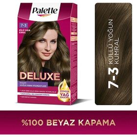 Palette Deluxe Yoğun Renkler 7-3 Küllü Yoğun Kumral 2 Adet Saç Boyası