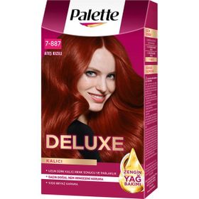 Palette Deluxe Yoğun Renkler 7-887 Ateş Kızılı 2 Adet Saç Boyası