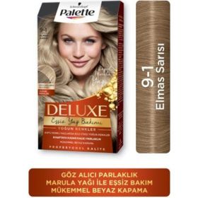 Palette Deluxe Yoğun Renkler 9-1 Elmas Sarısı Saç Boyası
