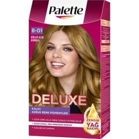 Palette Deluxe Yoğun Renkler Küllü Açık Kumral 8-01 2 Adet Saç Boyası