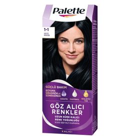 Palette Göz Alıcı Renkler 1-1 Gece Mavisi 110 ml Saç Boyası