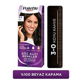 Palette Göz Alıcı Renkler 3-0 Koyu Kahve 50 ml Saç Boyası